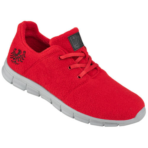 Auf diesem Bild sehen Sie Tiroler Loden Merino-Sneaker für Damen und Herren in der Farbe